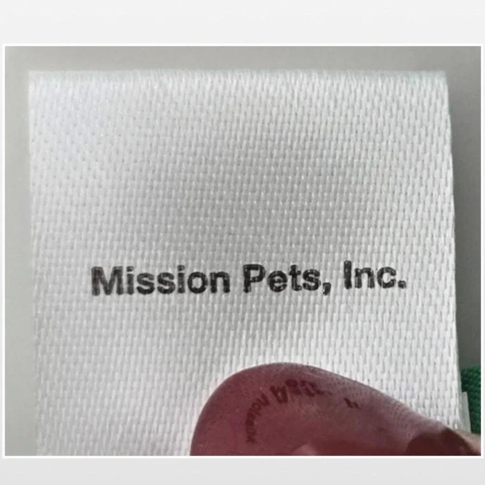 New Mission Pets Dog Bandana Large XL Blue Be Kind Happy World Heart NWT
